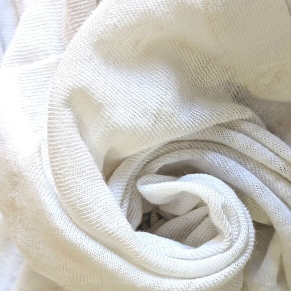 Banana Republic‎ Linen Blend Eyelet Flutter Sleeve Top sz M - Picture 10 of 11